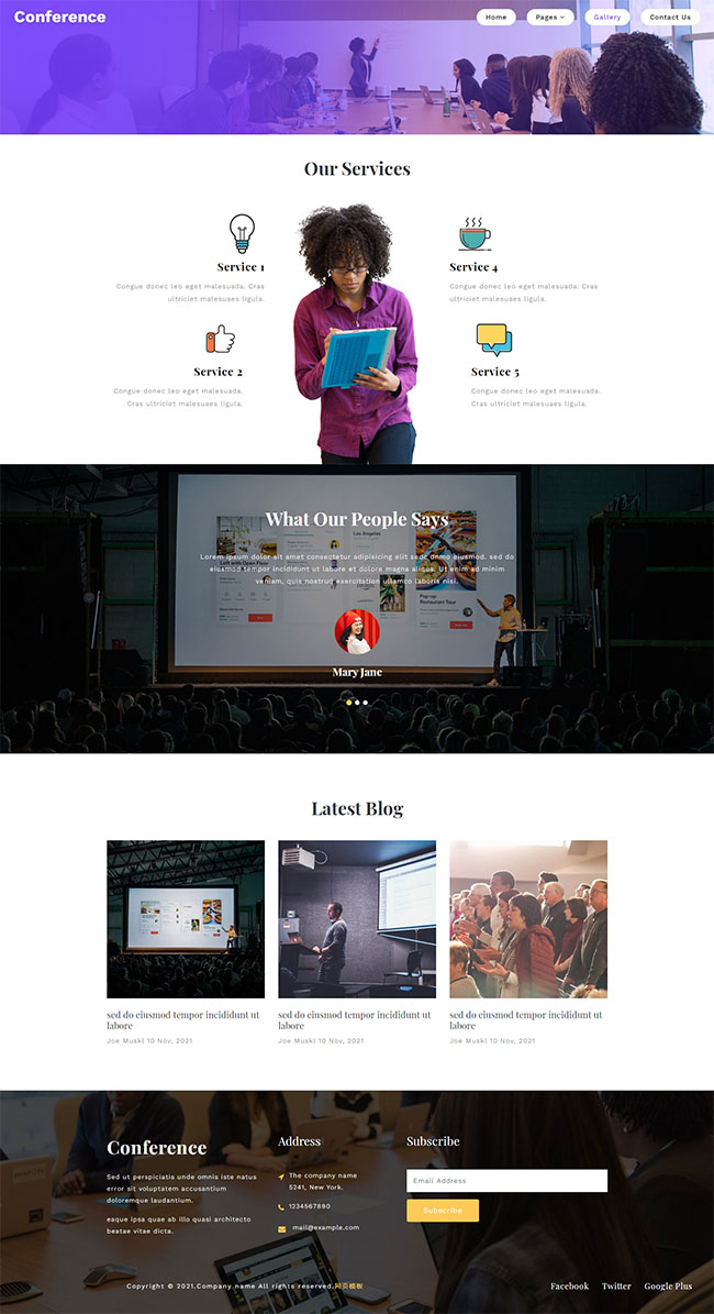 高清视频会议直播软件网站模板