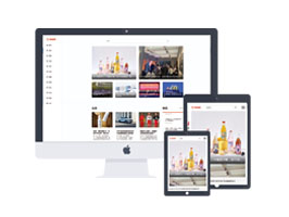 大气自适应响应式自媒体新闻资讯博客网站源码